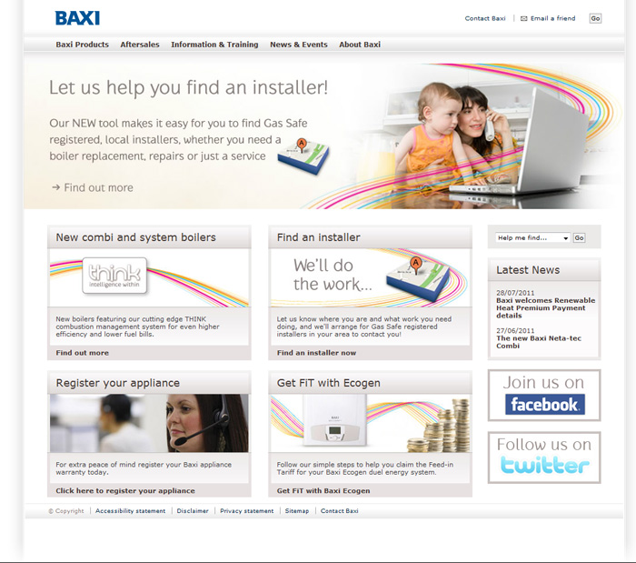 baxi中國(guó) 網(wǎng)站改版 網(wǎng)站設(shè)計(jì) m.saddlebargains.com