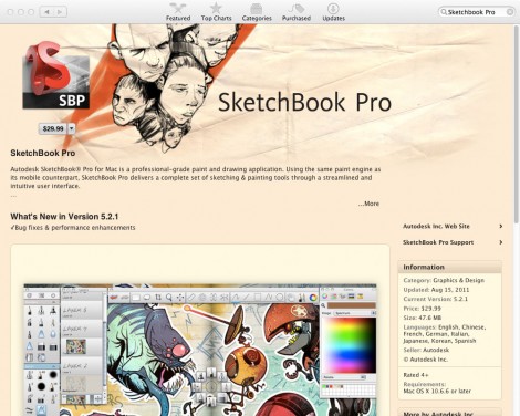 07_app_sketchbook_pro 排名前20位的Mac App Store應(yīng)用程序平面設(shè)計師。